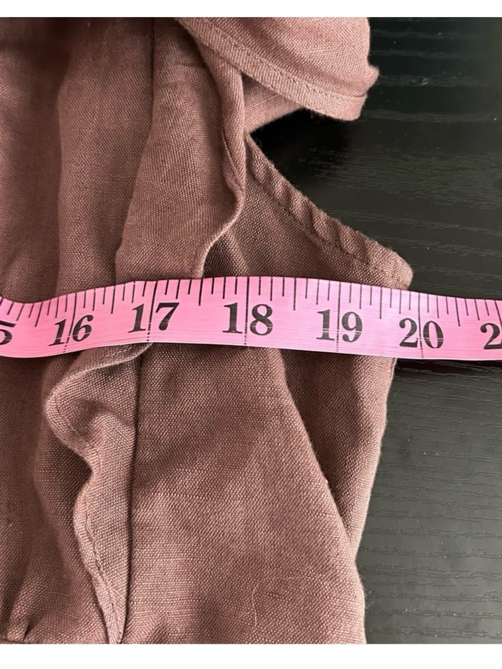 Free People Brown Ruffle-Back Mini Dress - Picture 6 of 11